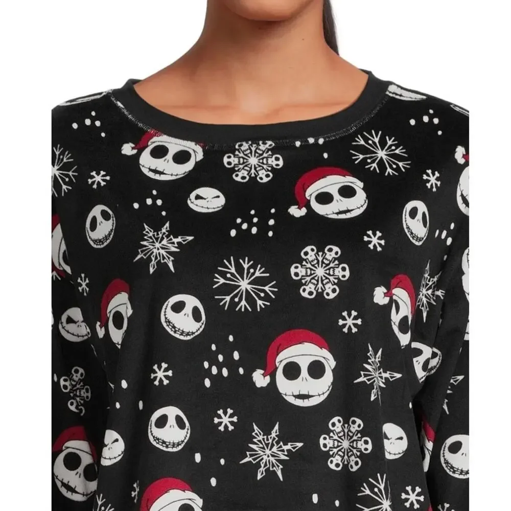 Disney The Nightmare Before Christmas Pajama Set Long Sleeve Top & Bottom Size S - Picture 6 of 15